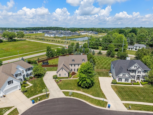 8754 Lily Ct, Zionsville, IN 46077 - drone / aerial view of a large body of water