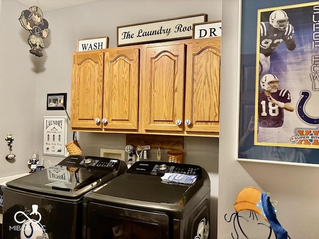 5586 S 200 E, Franklin, IN 46131 - washroom featuring cabinet space and washer and clothes dryer