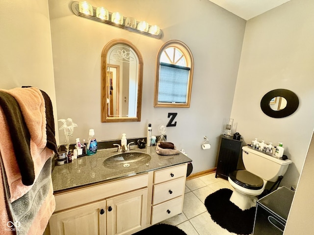 5586 S 200 E, Franklin, IN 46131 - bathroom with vanity and tile patterned flooring