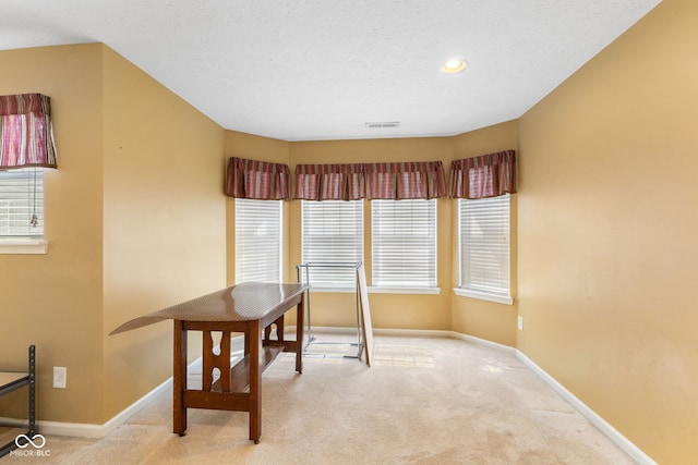 7412 Lattice Dr, Indianapolis, IN 46217 - dining area featuring carpet, healthy amount of natural light, and recessed lighting