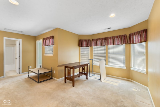 7412 Lattice Dr, Indianapolis, IN 46217 - interior space featuring light colored carpet and recessed lighting