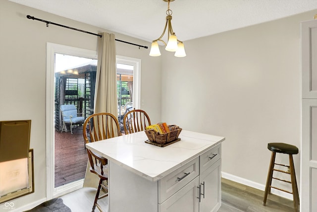 17401 Austrian Pine Way, Westfield, IN 46074 - dining room with light wood-type flooring and baseboards
