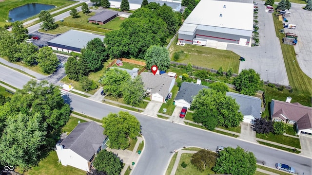 17401 Austrian Pine Way, Westfield, IN 46074 - aerial view of residential area with a large body of water