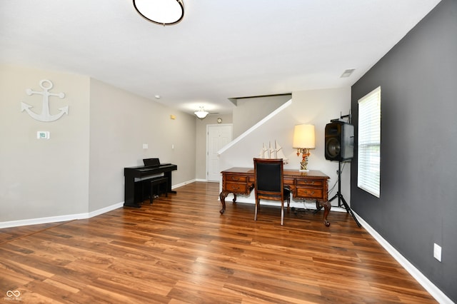 10539 Ross Xing, Fishers, IN 46038 - sitting room with wood finished floors and stairs