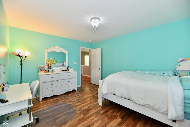 10539 Ross Xing, Fishers, IN 46038 - bedroom featuring wood finished floors and baseboards