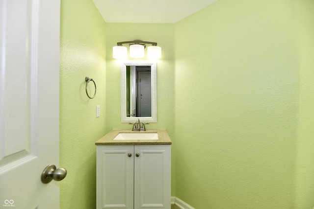 10539 Ross Xing, Fishers, IN 46038 - bathroom with vanity and baseboards