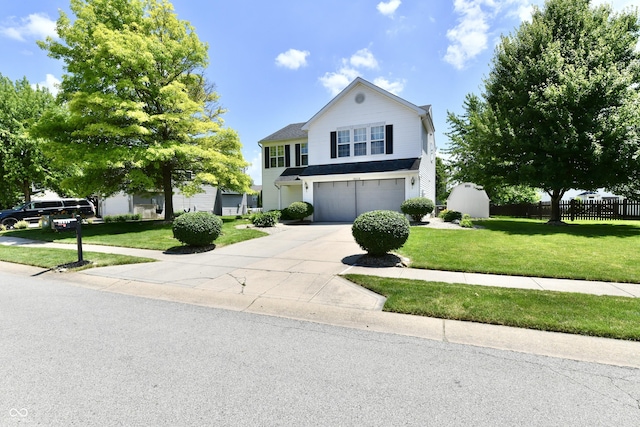 10539 Ross Xing, Fishers, IN 46038 - traditional-style home with concrete driveway and an attached garage