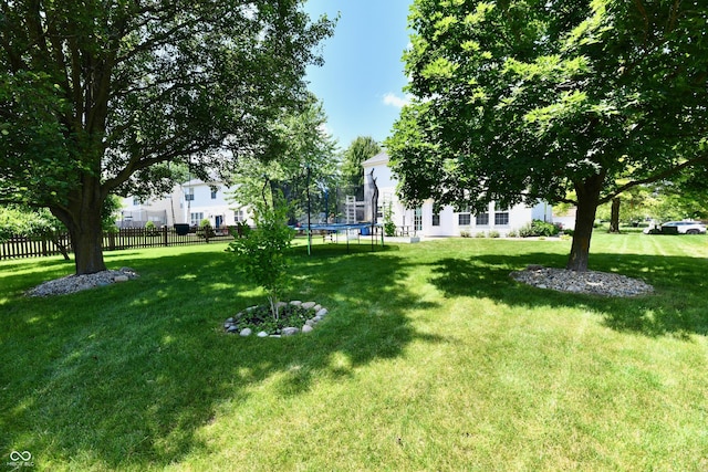 10539 Ross Xing, Fishers, IN 46038 - view of yard featuring a trampoline
