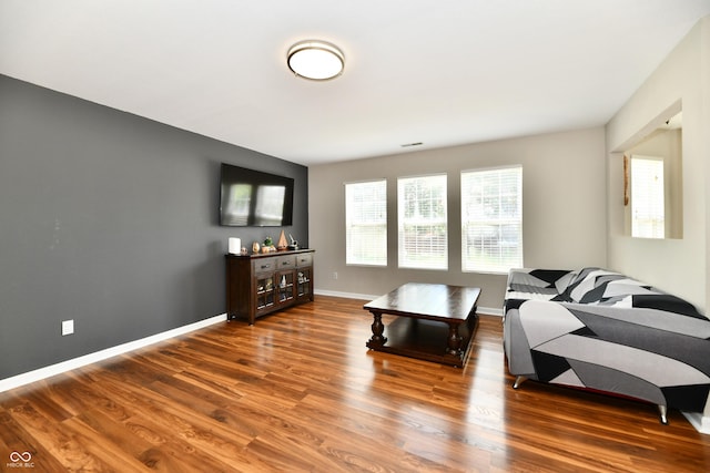 10539 Ross Xing, Fishers, IN 46038 - living area featuring wood finished floors