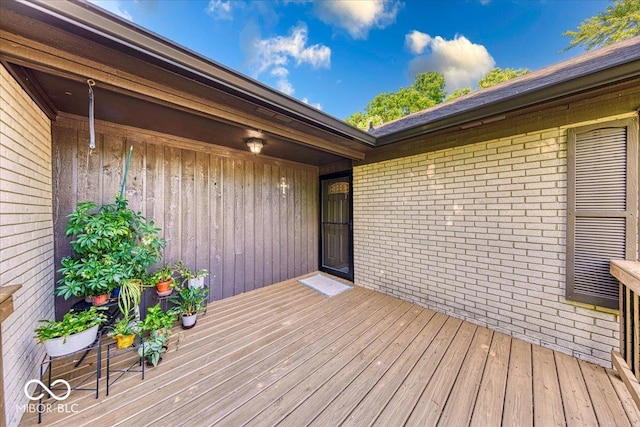 11 N Restin Rd, Greenwood, IN 46142 - view of wooden deck