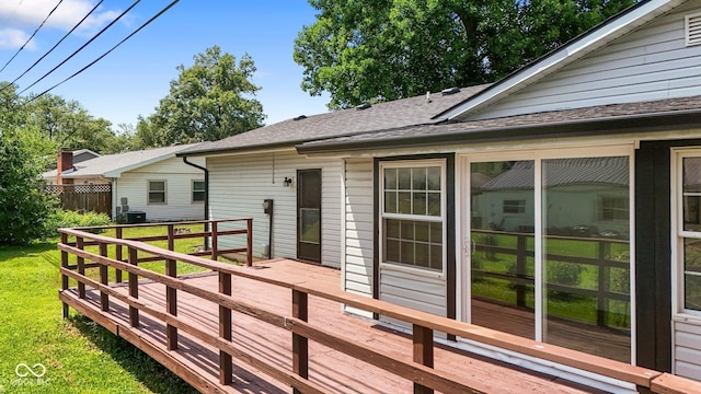 121 Hooton Blvd, Madison, IN 47250 - deck with a lawn