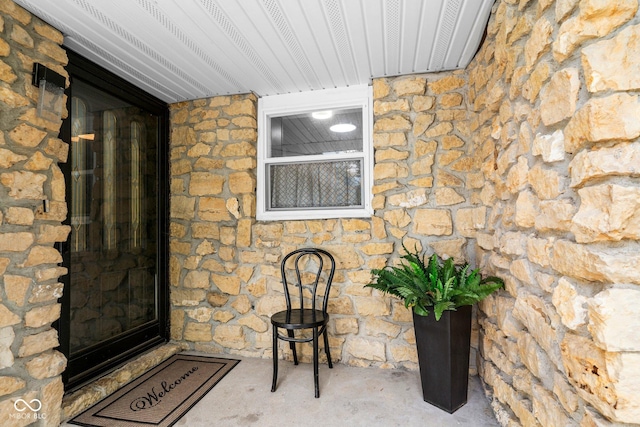 121 Hooton Blvd, Madison, IN 47250 - view of exterior entry featuring stone siding