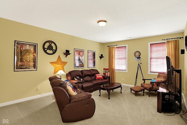 4704 Pearcrest Way, Greenwood, IN 46143 - carpeted living area with baseboards