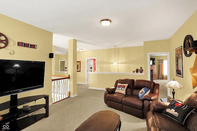 4704 Pearcrest Way, Greenwood, IN 46143 - carpeted living area with baseboards