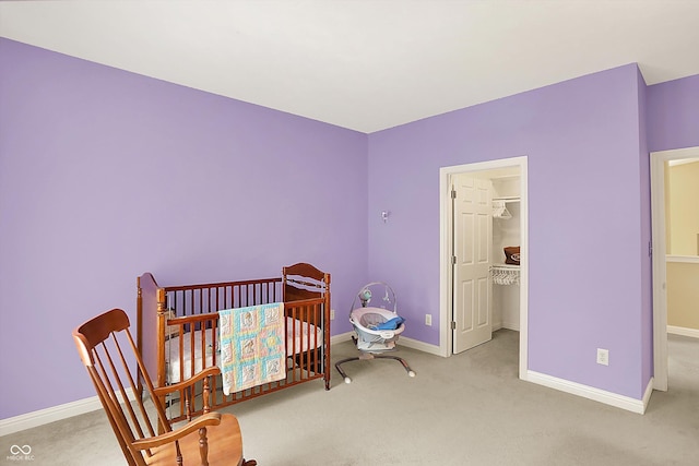 4704 Pearcrest Way, Greenwood, IN 46143 - bedroom with carpet flooring and a spacious closet