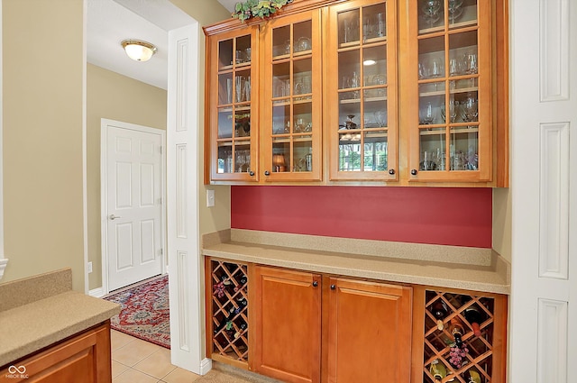 4704 Pearcrest Way, Greenwood, IN 46143 - bar area with light tile patterned flooring