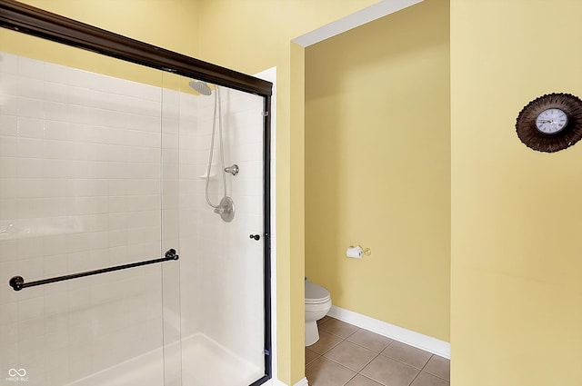 4704 Pearcrest Way, Greenwood, IN 46143 - full bath with tile patterned flooring and a stall shower