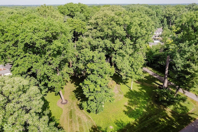 6280 N Chester Ave, Indianapolis, IN 46220 - aerial view of property and surrounding area featuring a forest