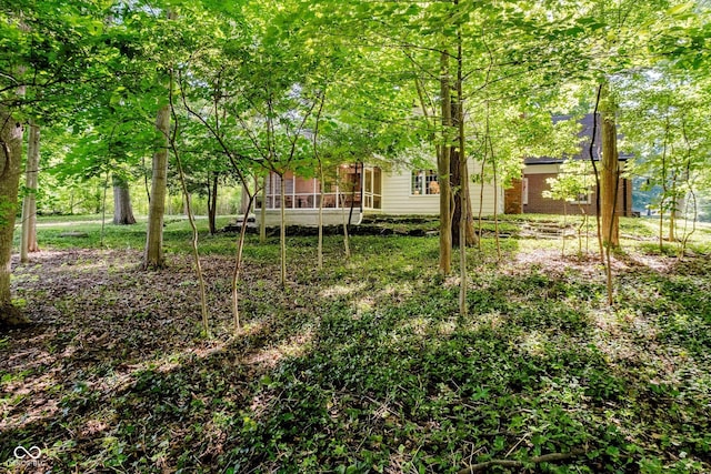 6280 N Chester Ave, Indianapolis, IN 46220 - view of yard with a sunroom