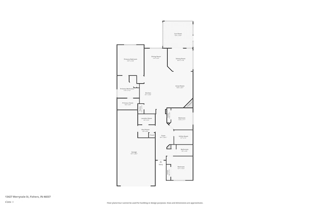 13427 Merryvale St, Fishers, IN 46037 - view of room layout