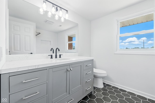 1011 Robin Dr, Anderson, IN 46013 - full bathroom featuring vanity and tile patterned flooring