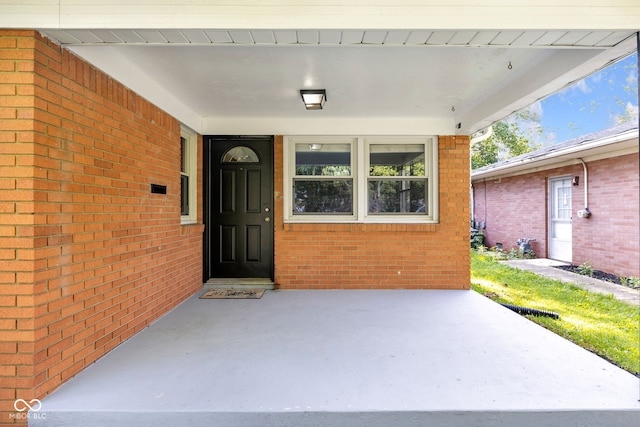 1231 N Graham Ave, Indianapolis, IN 46219 - entrance to property with brick siding