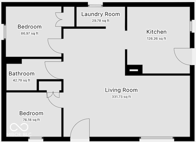 356 S 7th St, Frankfort, IN 46041 - view of home floor plan