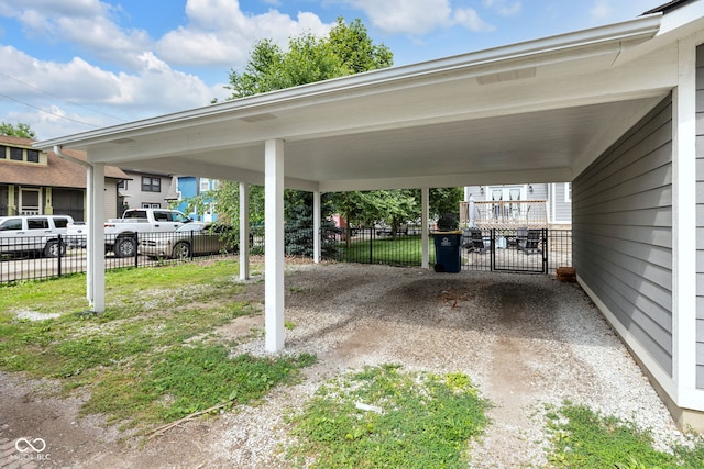 3101 N Washington Blvd, Indianapolis, IN 46205 - view of parking / parking lot featuring an attached carport