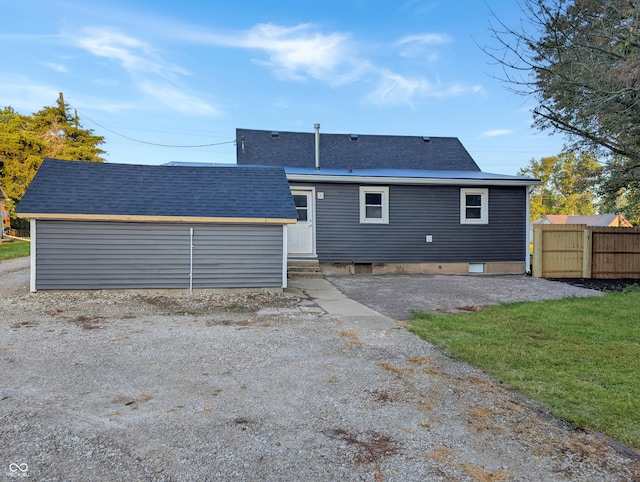 29 N State Road 29, Michigantown, IN 46057 - back of house with roof with shingles and entry steps
