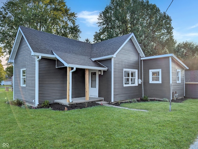29 N State Road 29, Michigantown, IN 46057 - view of front of property with a front yard, covered porch, and roof with shingles