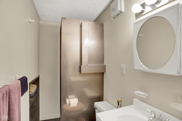 2777 S 600 E, Franklin, IN 46131 - bathroom featuring a textured ceiling and vanity
