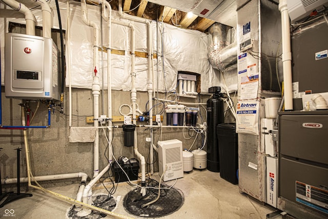 14404 Stairbridge Pl, Carmel, IN 46074 - utilities featuring tankless water heater and heating unit
