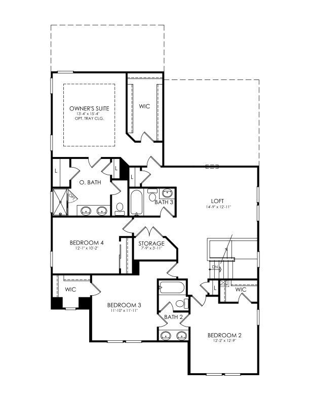 14404 Stairbridge Pl, Carmel, IN 46074 - view of property floor plan