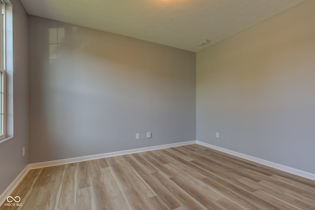 14620 Hinton Dr, Fishers, IN 46037 - unfurnished room with light wood-style floors and a textured ceiling