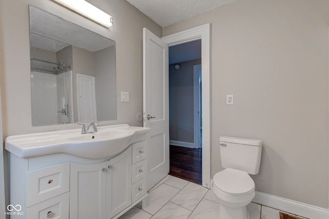 4155 Graceland Ave, Indianapolis, IN 46208 - bathroom featuring vanity and a textured ceiling