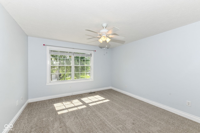 3050 Montgomery Blvd, Lapel, IN 46051 - spare room with carpet and a ceiling fan