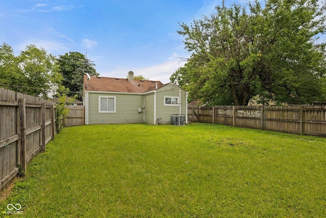1730 S State Ave, Indianapolis, IN 46203 - rear view of property with a fenced backyard