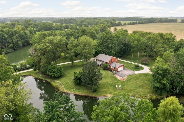 10198 N State Road 75, North Salem, IN 46165 - overview of rural landscape featuring a large body of water