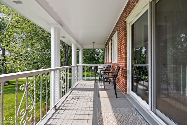 10198 N State Road 75, North Salem, IN 46165 - view of balcony