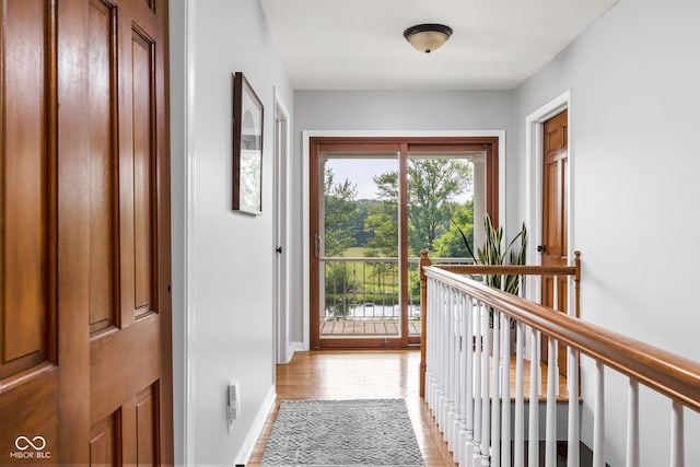 10198 N State Road 75, North Salem, IN 46165 - entryway with light wood-style floors and baseboards