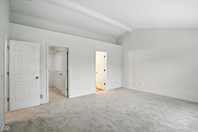 13264 Penneagle Dr, Carmel, IN 46033 - unfurnished bedroom featuring carpet flooring, a spacious closet, and a closet
