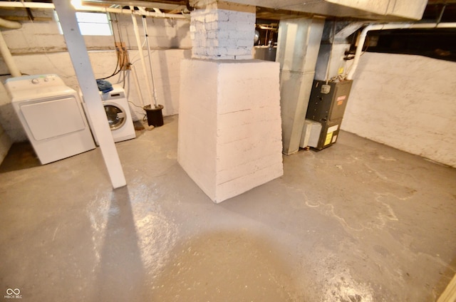 4930 Primrose Ave N, Indianapolis, IN 46205 - unfinished basement with heating unit