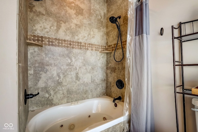 2332 Central Ave, Indianapolis, IN 46205 - full bathroom with a combined bath / shower with jetted tub