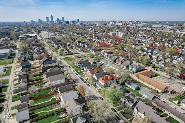 2332 Central Ave, Indianapolis, IN 46205 - aerial view of property and surrounding area featuring nearby urban area