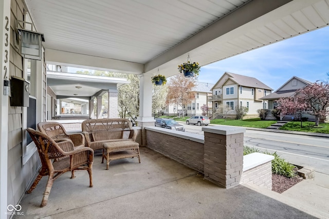 2332 Central Ave, Indianapolis, IN 46205 - porch featuring a residential view
