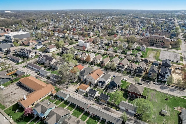 2332 Central Ave, Indianapolis, IN 46205 - aerial overview of property's location with nearby suburban area