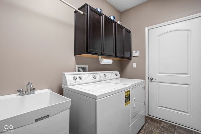1418 Blackthorne Trl S, Plainfield, IN 46168 - laundry room featuring washer and dryer and cabinet space