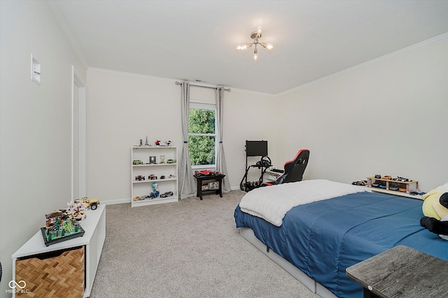 6036 W Bayfront Shrs, Mccordsville, IN 46055 - carpeted bedroom with crown molding