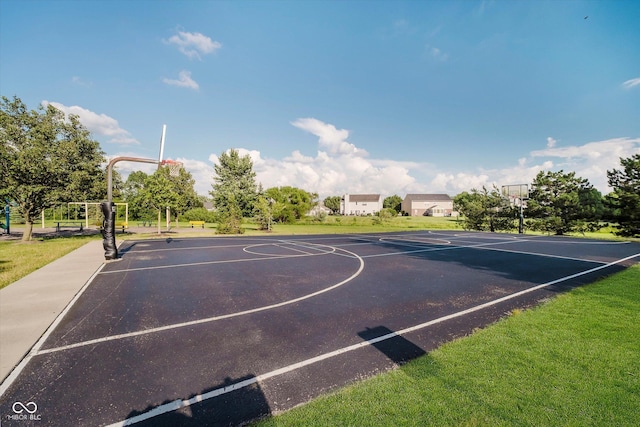6036 W Bayfront Shrs, Mccordsville, IN 46055 - view of basketball court featuring community basketball court