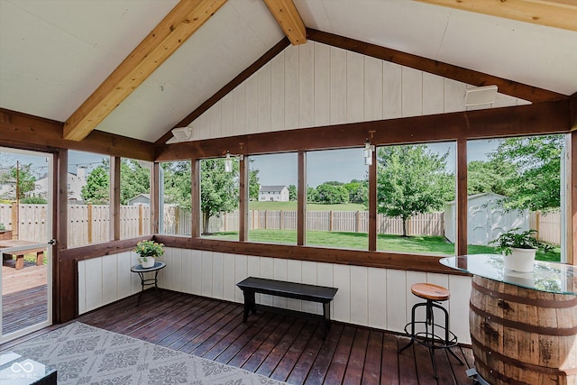 6036 W Bayfront Shrs, Mccordsville, IN 46055 - unfurnished sunroom featuring plenty of natural light